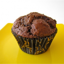 Chocolate-Chocolate Chunk Muffins