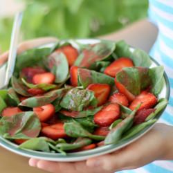 Baby Spinach and Strawberry Salad