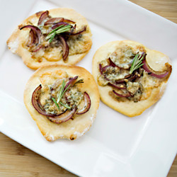 Blue Cheese and Onion Flatbread