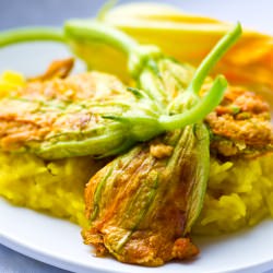 Stuffed Squash Blossoms