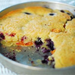 Apricot Blueberry Cake