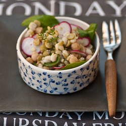 Lemon and Thyme Marinated Legumes