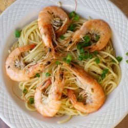 Spaghetti with Shrimp and Clams