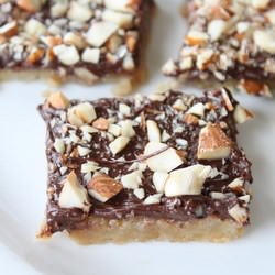 Almond Roca Cookie Bars