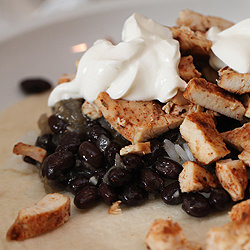 Spicy Chicken Burritos
