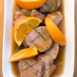 Pork Fillet with Orange Sauce