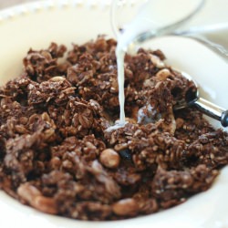 Chocolate Peanut Granola