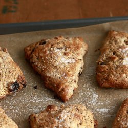 White Chocolate Cherry Scones