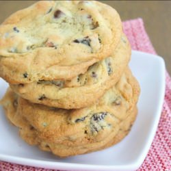 Dark Chocolate and Cherry Cookies