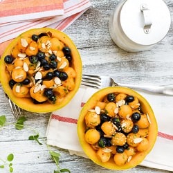 Crunchy Cantaloup Salad