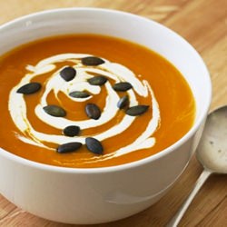 Pumpkin Soup with Red Curry