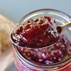 Spreadable Red Wine Cranberry Sauce