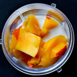 Snickerdoodle Peach Milkshake