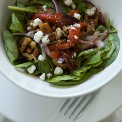 Spinach Salad, Warm Bacon Dressing
