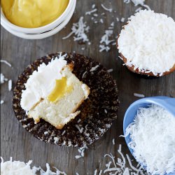 Coconut Mango Cupcakes