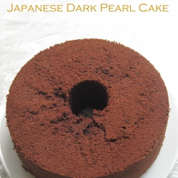 Japanese Dark Pearl Cake