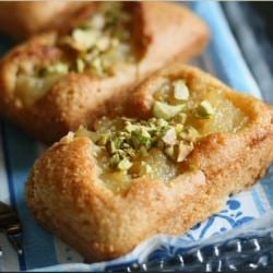 Pear Financier Tea Cake