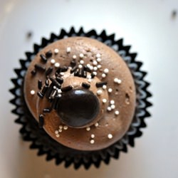 Chocolate Junior Mints Cupcakes