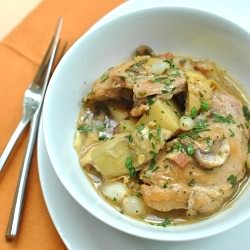 Coq au Vin Blanc