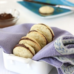 Nutella Sugar Sandwich Cookies