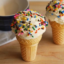 Ice Cream Cone Cupcakes