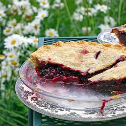 Blackberry Green Grape Pie