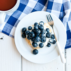 Blueberry Lemon Oregano Shortcakes