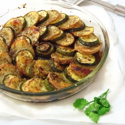Balsamic Potato & Zucchini Tian