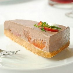 No Bake Plum, Wine, Chocolate Cake