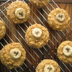 Jam, Peanut Butter & Banana Muffins