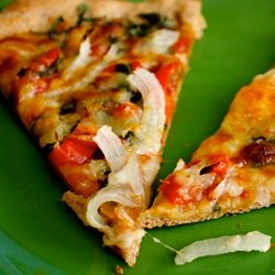 Red Pepper + Onion PIzza