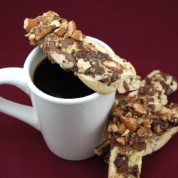 Almond and Chocolate Chunk Biscotti