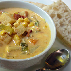 Potato, Leek & Corn Chowder