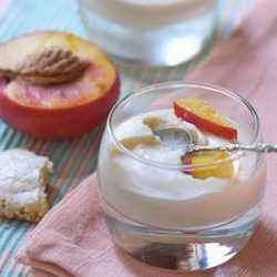 Fresh Nectarine Mousse & Charlotte