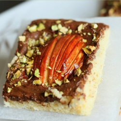 Peach Nougat Spelt Cake