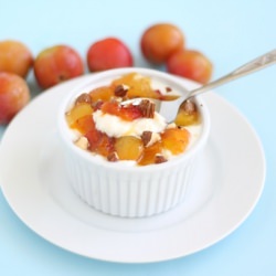Roasted Plums