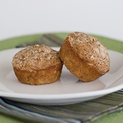 Applesauce Oatmeal Muffins