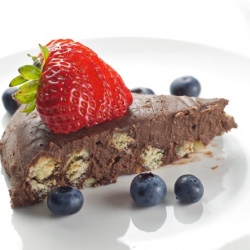 Chocolate Biscotti Pudding