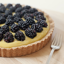 Lime Blackberry Tart