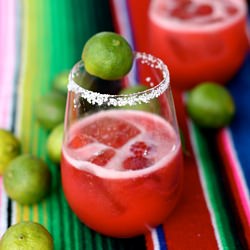 Raspberry & Key Lime Margarita