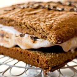 Giant S’Mores Cake
