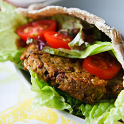 Eggplant, Lentil & Quinoa Burgers