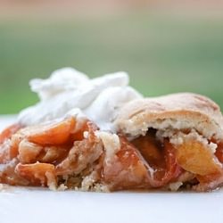 Latticed Peach PIe