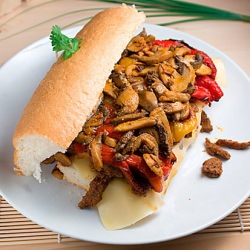 Steak and Roasted Pepper Sandwich