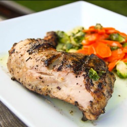Fennel-Garlic Grilled Chicken Legs