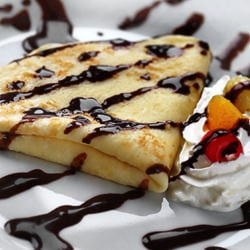 Crêpes with Cream Cheese Filling