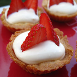 Strawberry & Lemon Cream Tartlets