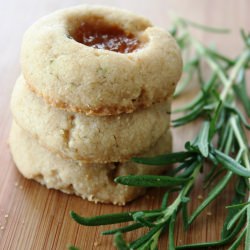 Lemon Rosemary Thumbprints