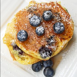 Blueberry Cornmeal Pancakes