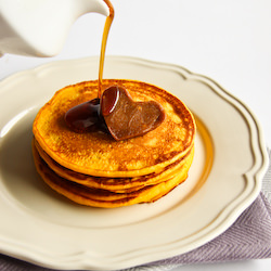Pumpkin Pancakes & Cinnamon Butter